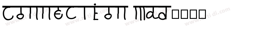 Connection mad字体转换